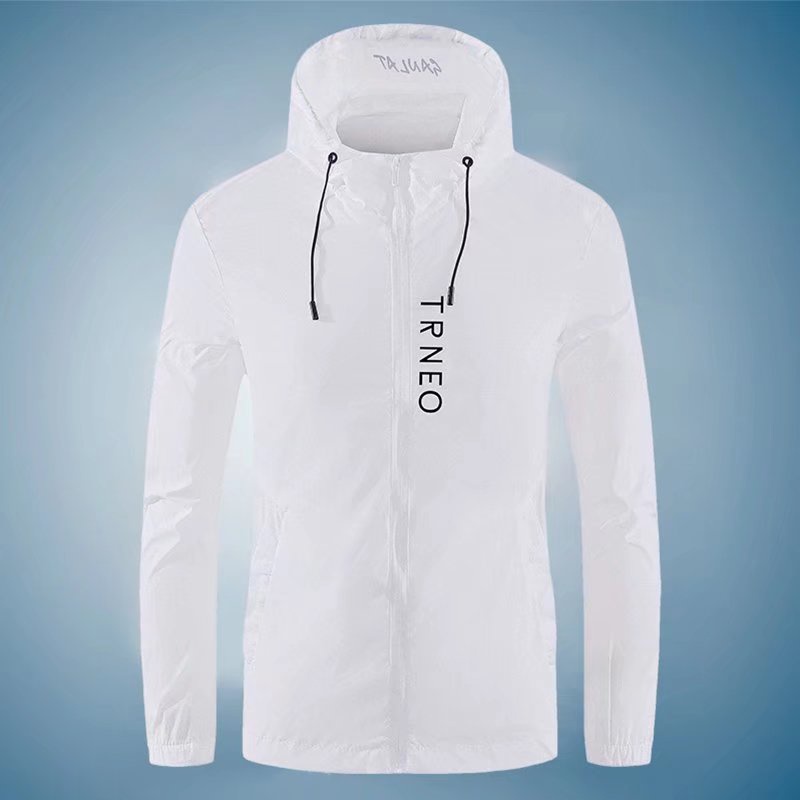 Áo Khoác Thể Thao Một Lớp Mỏng Co Giãn Cỡ Lớn Chống Gió Cho Nam