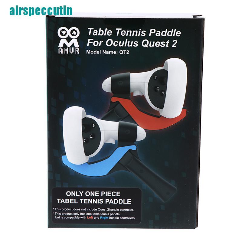 【tin】Table Tennis Paddle Grip Handle for Oculus Quest 2 Touch Controllers