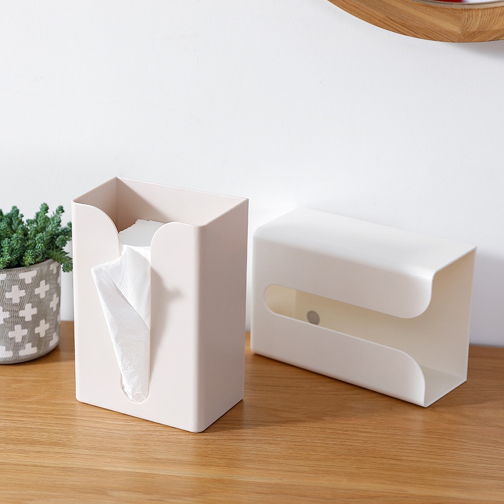 Hộp Đựng Giấy Ăn ,Giấy Vệ Sinh Đa Năng Kèm Miếng Dán Tường Nano Sáng Tạo Mới 88310 Korea Store 88