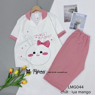Bộ lụa ngố in mango