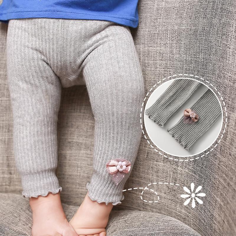 Quần legging dệt kim thời trang thu đông dành cho bé gái