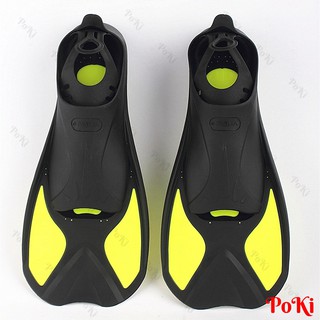 Chân nhái lặn biển AF-680 YELLOW, chân vịt lặn biển, chất liệu silicone ôm chân thoải mái vận động - POKI
