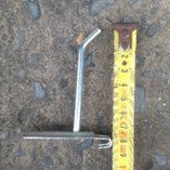 Móc treo lưới sắt vuông 8cm - Móc treo hàng siêu thị 8cm