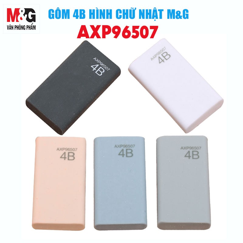 [Mã LIFE20KALL giảm 10% đơn 50K] Gôm M&amp;G AXP96507 4B Nhiều Màu Chuyên Dụng Cho Học Sinh, văn phòng