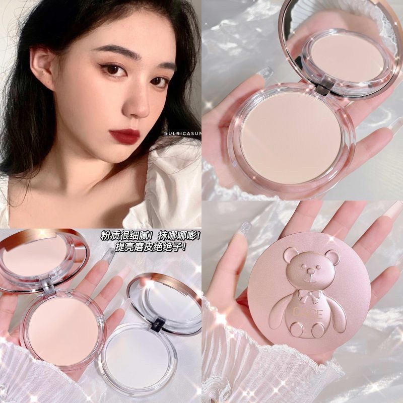 Phấn Phủ Kiềm Dầu Che Khuyết CACE bear Lâu Trôi Không Thấm Nước Tone Sáng Tự Nhiên