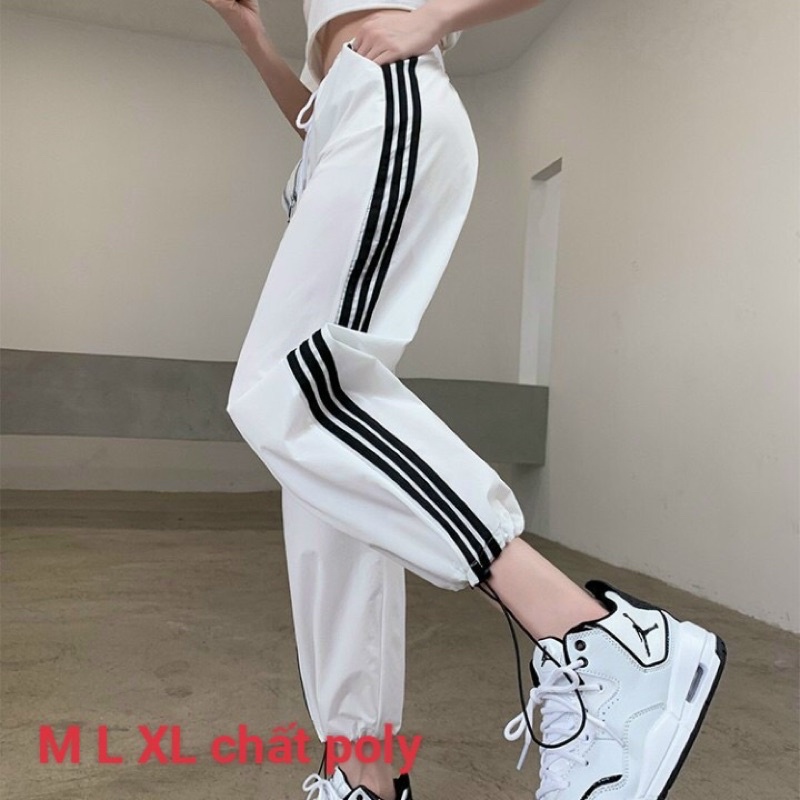Quần Poly Unisex Dài Ba Sọc KSS214