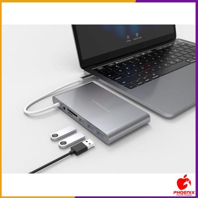 Cáp Macbook Pro HyperDrive DRIVE Ultimate USB-C Hub full cổng