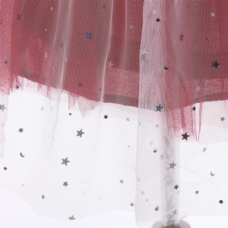 Đàm công chúa phong cách Giáng sinh đáng yêu hợp thời trang cho bé gái Children Girls New Years Clothing