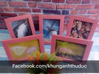 Combo 5 khung 15x21cm để bàn trang trí.