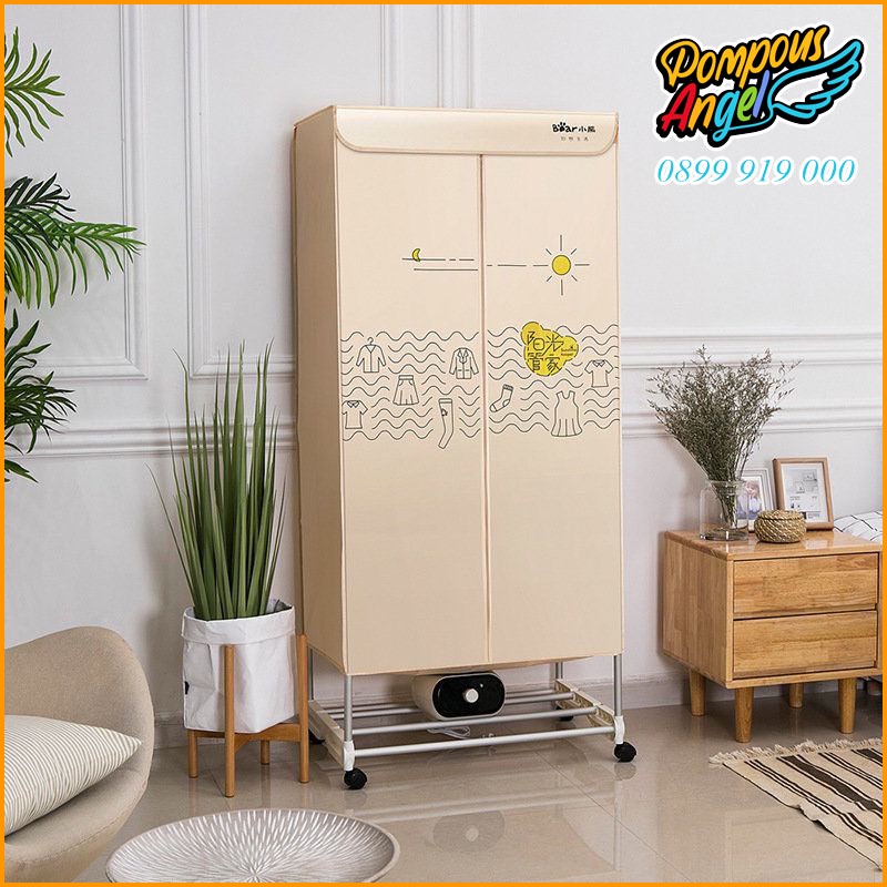 Tủ sấy quần áo đa năng 19 thanh nâng cấp BEAR HGJ-A12R1 / HGJ-B10V1 bảo hành 12 tháng