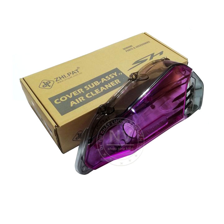 Ốp bầu lọc gió (Pô E), ốp pô Air SHVN SH125i, SH150i 2013-2019 trong suốt nhựa ABS Zhi.pat chính hãng