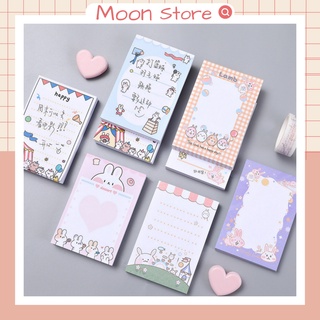 Giấy note ghi chú hình đáng yêu _ Giấy ghi chú phong cách hàn quốc 100 tờ
