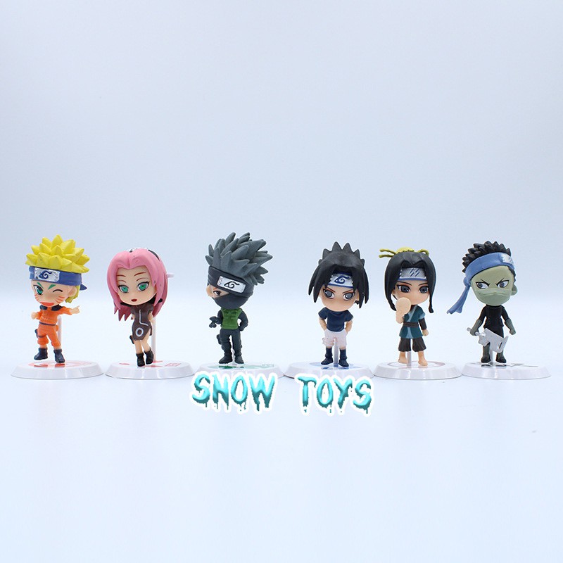 Mô hình Naruto - Mô hình các nhân vật Naruto Sasuke Sakura Kakashi Killer Bee Team Akatsuki - Cao 8cm