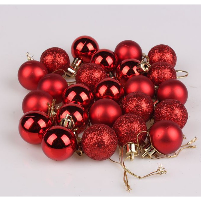 Quả Châu 3cm Trang Trí Cây Thông Noel