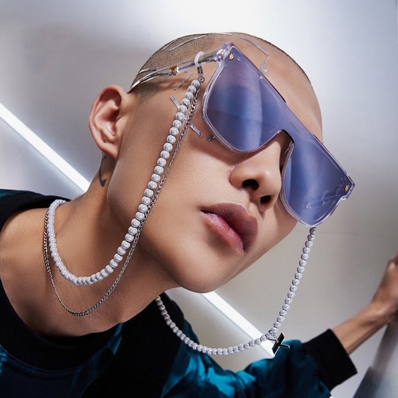 Kính Mát Chống Tia UV Hình Vuông Thời Trang Phương Tây Cho Nam Nữ