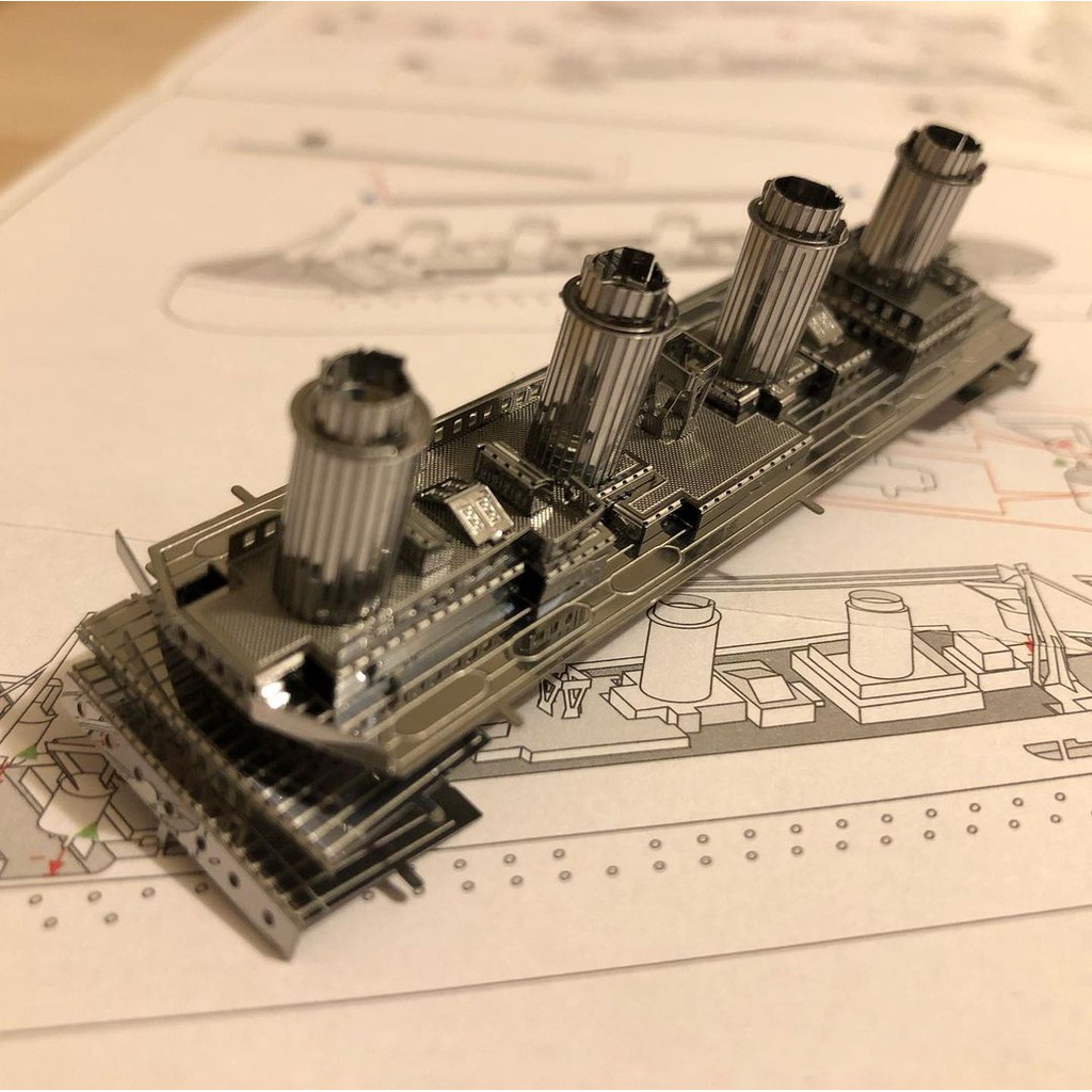Mô Hình Thép 3D Lắp Ráp Tàu Titanic