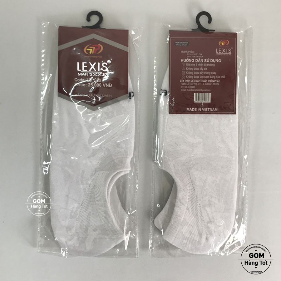 Vớ lười cao cấp [SET 5 ĐÔI] , Tất Nam mang giày lười, Nano bạc khử mùi kháng khuẩn - Luxis S08 | BigBuy360 - bigbuy360.vn