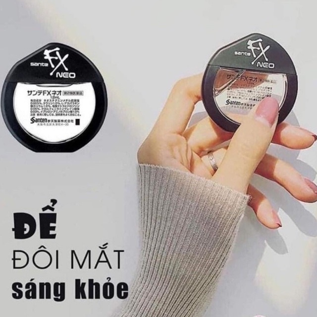 Nhỏ mắt N.E.O bạc 12ml Nhật Bản osaka