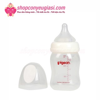 Bình Sữa Pigeon Softouch PP Plus 160ml - Size SS 0m+