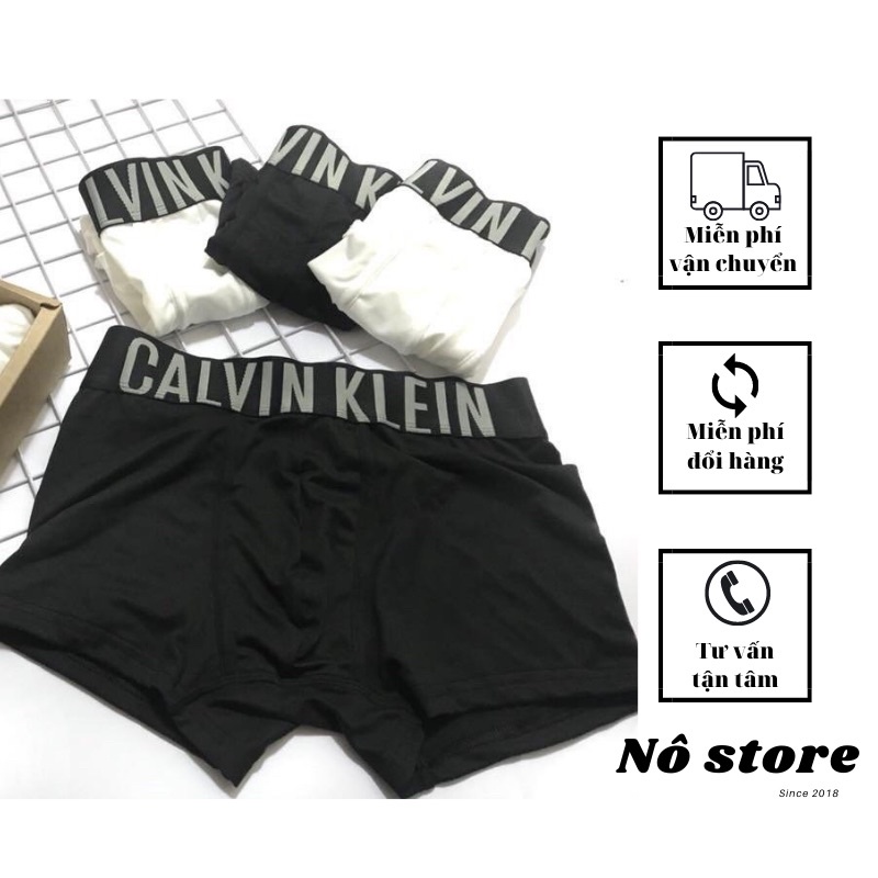 Quần lót nam boxer quần sịp đùi sexy Calvin Klein Nô Store( che tên sản phẩm)