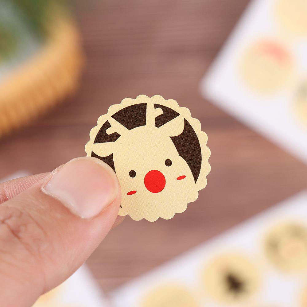 PISTA Miếng Dán Niêm Phong Túi Bánh Hình Hoa Tuyết