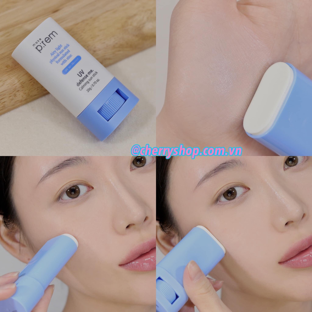 Thanh lăn chống nắng MAKE P:REM UV Defense Me Calming sun stick