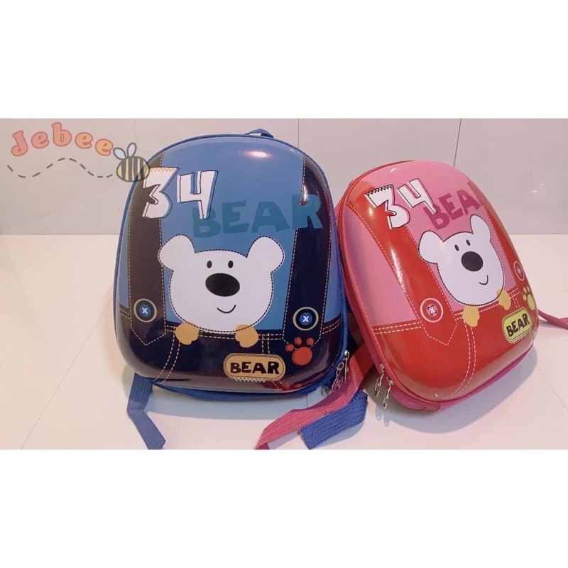 Balo Trẻ Em Bé Trai Bé Gái Nắp Nhựa Hình Thú Chống Nước,Chống Va Đập - Balo Cho Bé Mẫu Giáo Mầm Non