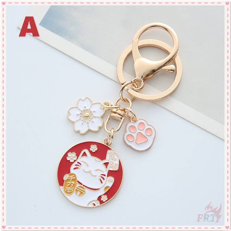 ✪ Móc Khóa Mèo May Mắn ✪ 1 Móc Khóa Hình Vuốt Maneki Neko May Mắn