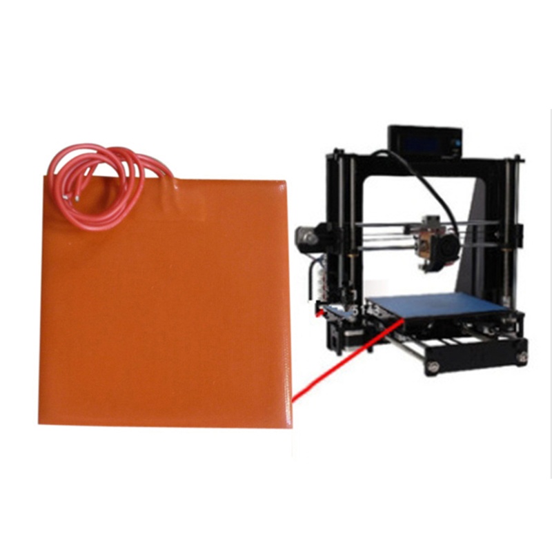 Miếng Đệm Nhiệt Silicone 500W Kích Thước 200X200mm Cho Máy In 3D