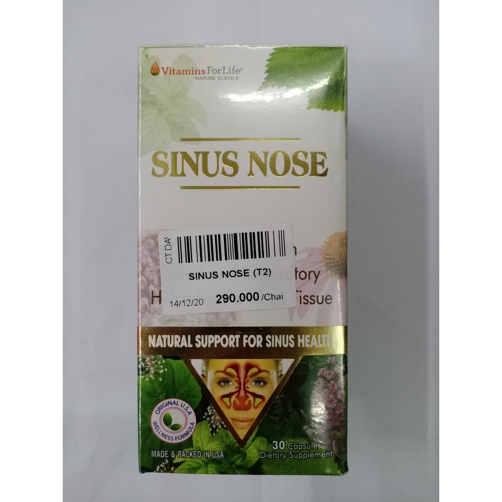 Sinus Nose - Hỗ trợ viêm xoang, viêm mũi dị ứng
