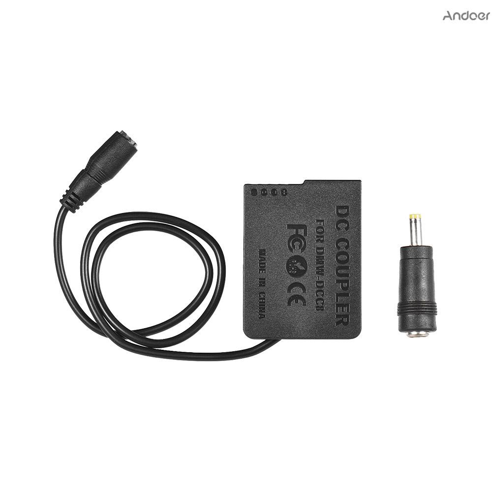 ANDOER POWER Bộ Sạc Máy Ảnh Dmw-Dcc8 Dc Cho Máy Ảnh Panasonic Dmc-Fz200 Dmc-Fz1000 Dmc-H2 Dmc-G5 Dmc-G6 Dmc-G7 Lumix Gx8 G85