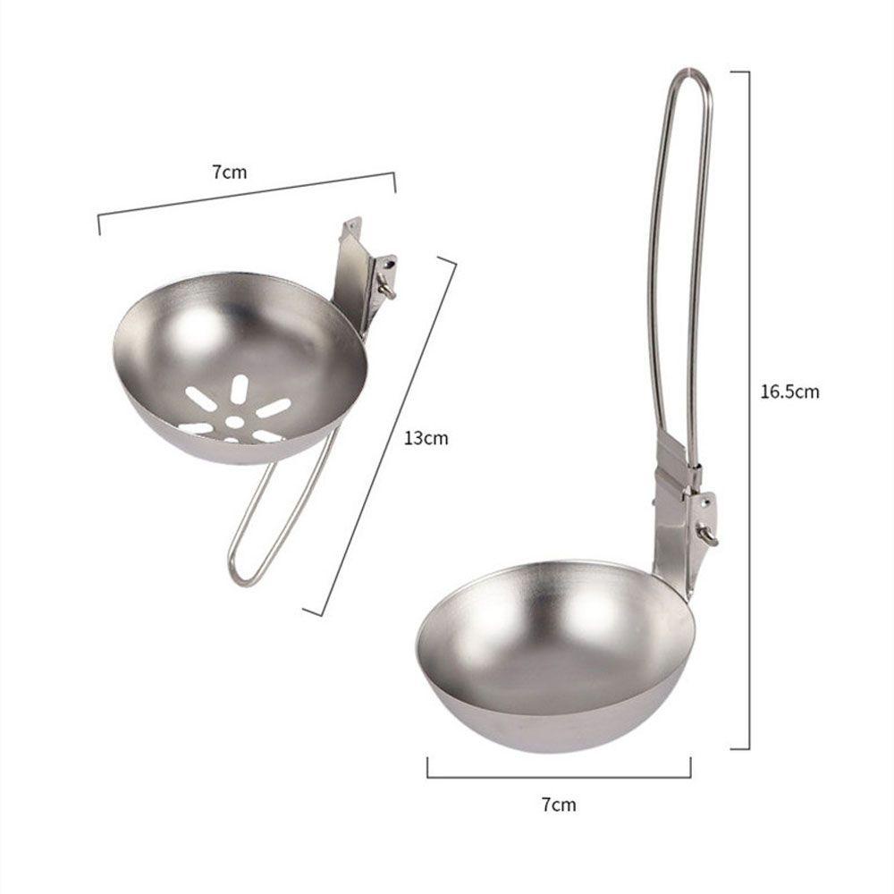 1 Muỗng Gấp Bằng Thép Không Gỉ Tay Cầm Titan Nguyên Chất