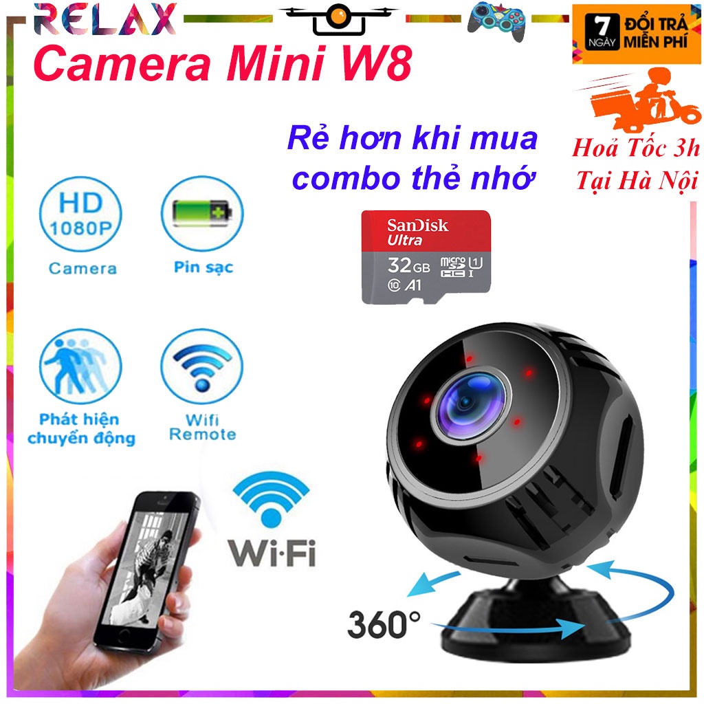 📕Hướng dẫn kết nối📕Camera mini wifi siêu nhỏ tích hợp chế độ hồng ngoại ban đêm kết nối điện thoại Full HD 1080p