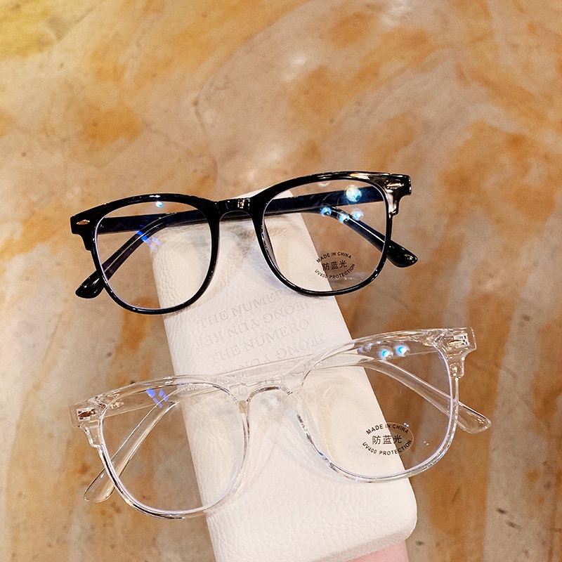 Gọng kính cận nam nữ VIENDO mắt vuông tròn chống ánh sáng xanh tia uv hàn quốc thời trang kính cận có độ cắt theo yêu cầu