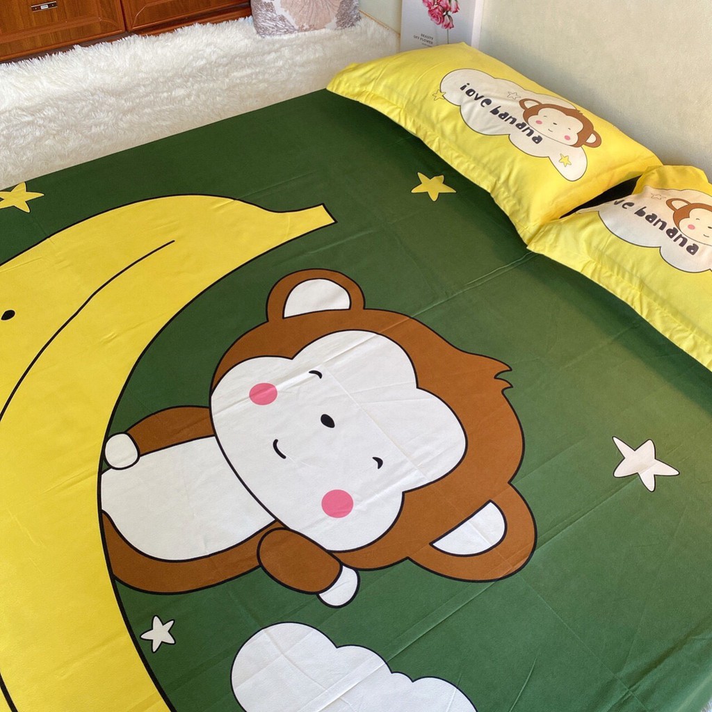 Ga Gối Cotton Tina Minosa Mẫu Con Khỉ