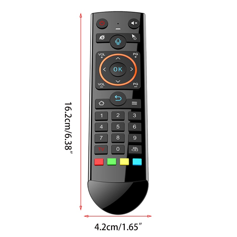 Chuột Không Khí bonj 2 4ghz RF Điều Khiển Bằng Giọng Nói Với 3 Con Quay Hồi Chuyển + Cảm Biến 3 Giai Đoạn Cho Tox1 Android