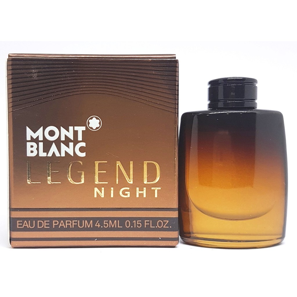 Nước hoa nam mini MONT BLANC LEGEND NIGHT Eau de Parfum chai 4.5 ml chính hãng