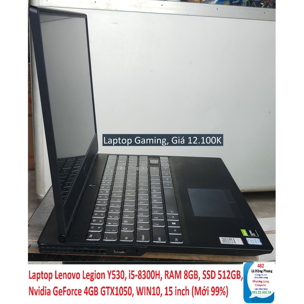 Laptop Lenovo Legion Y530, i5-8300H, RAM 8GB, SSD 512GB, Nvidia GeForce 4GB GTX1050, WIN10, 15 inch (Mới | BigBuy360 - bigbuy360.vn
