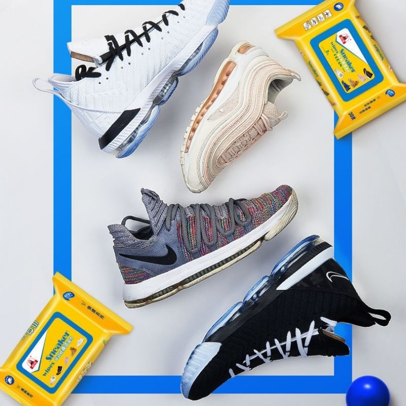 Giấy lau giày tiện lợi khăn giấy ướt thần thánh đa năng - Beecamex