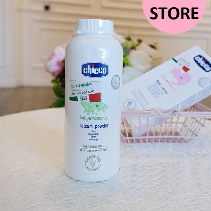 Phấn rôm tinh bột Gạo Chicco