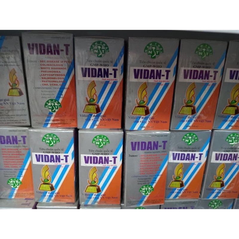 vidan-T 100c tai xanh , sưng phù đầu
