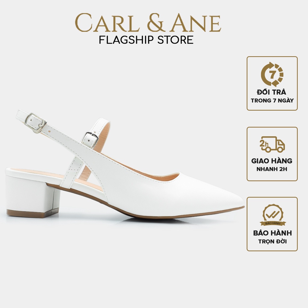 Carl & Ane - Giày cao gót Carl & Ane 2022 mũi nhọn kiểu dáng thanh lịch