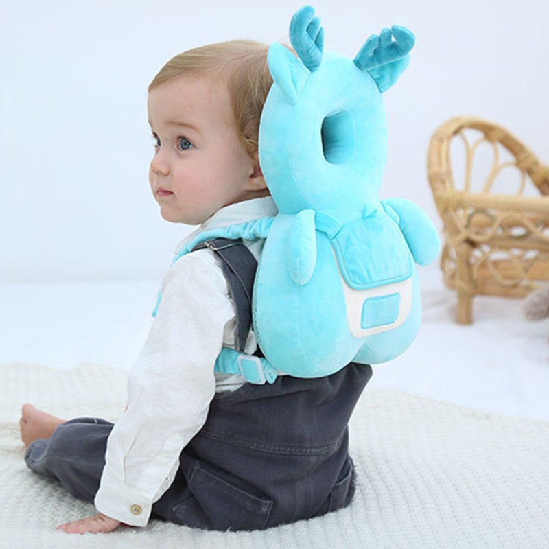 Gối Bảo Vệ Đầu Họa Tiết Hoạt Hình Động Vật Cho Bé