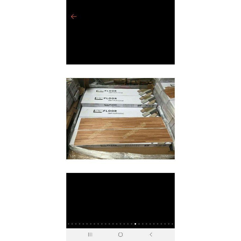 Sàn Nhựa Tự Dính keo Sẵn hàng loại 2 Độ Dày 1,5 mm