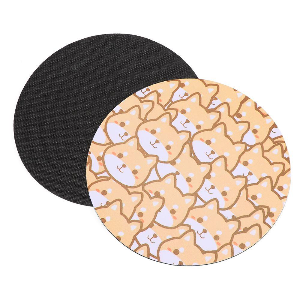 Miếng Lót Chuột Máy Tính Chống Trượt Hình Tròn Tiện Dụng