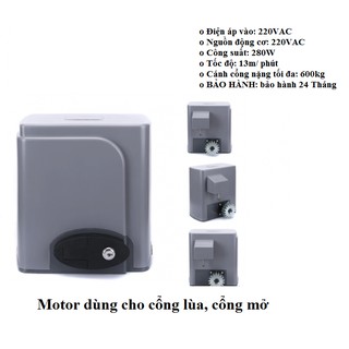 Mô tơ cổng trượt, cổng lùa tự động Sliding gate motor SL600AC