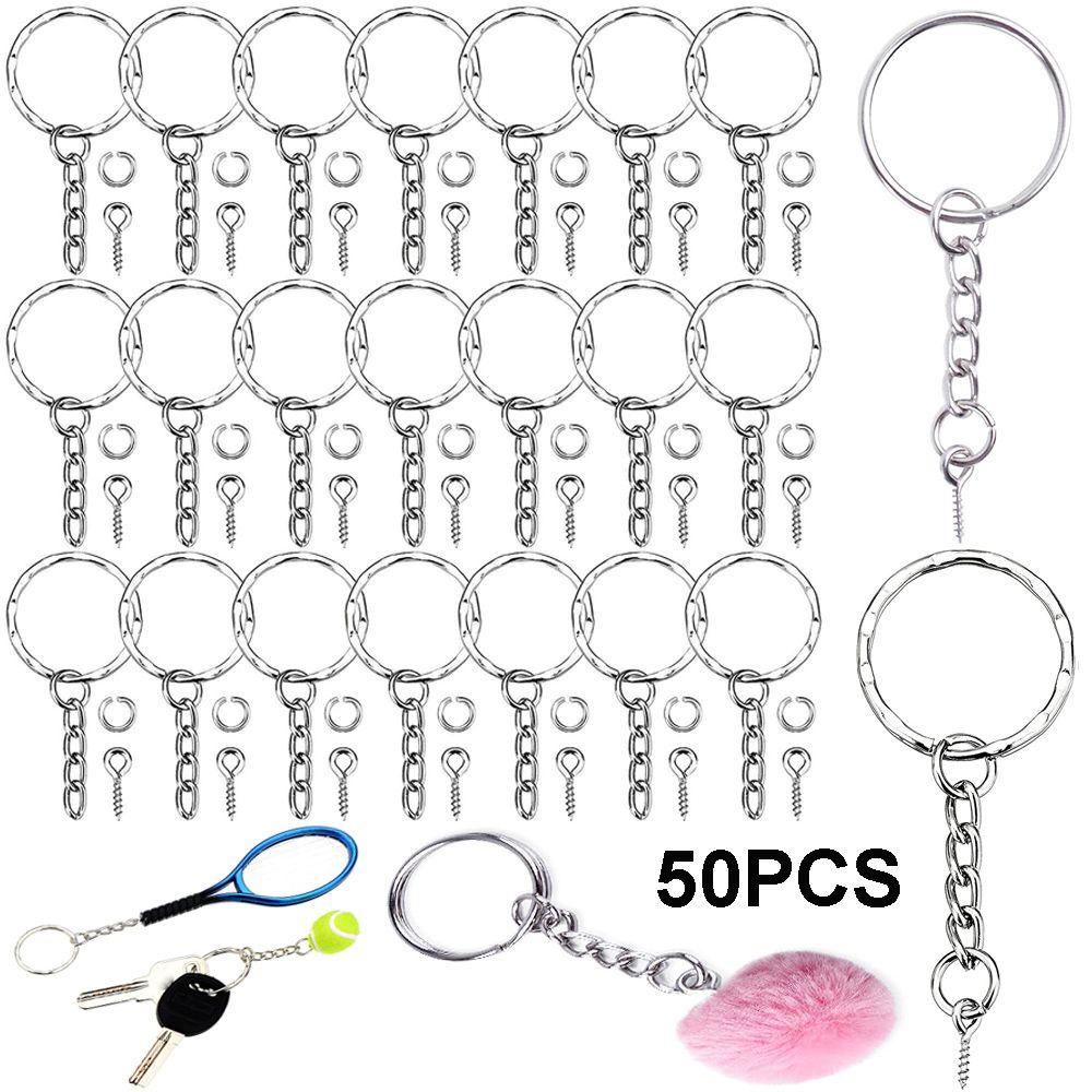 Set 50 Vòng Mắt Nhảy DIY Đường Kính 25mm Có Ốc Vít