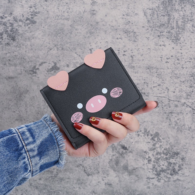 Ví nữ mini dễ thương cầm tay nhỏ gọn giá rẻ đựng tiền Qyana Store VD14