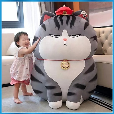 Mèo Bông Thần Tài  Đủ Size 35cm-90cm