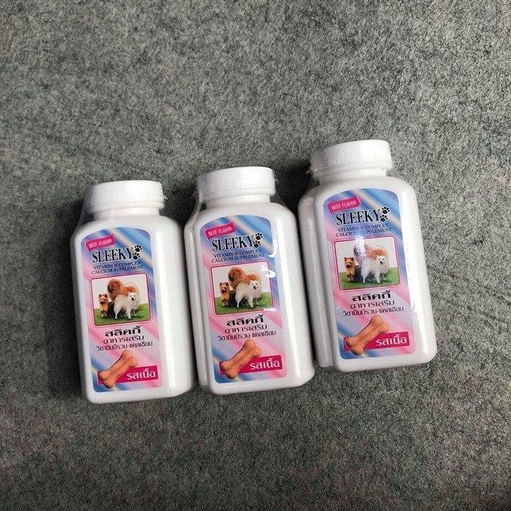 Vitamin cho chó mèo Sleeky hộp 140 viên